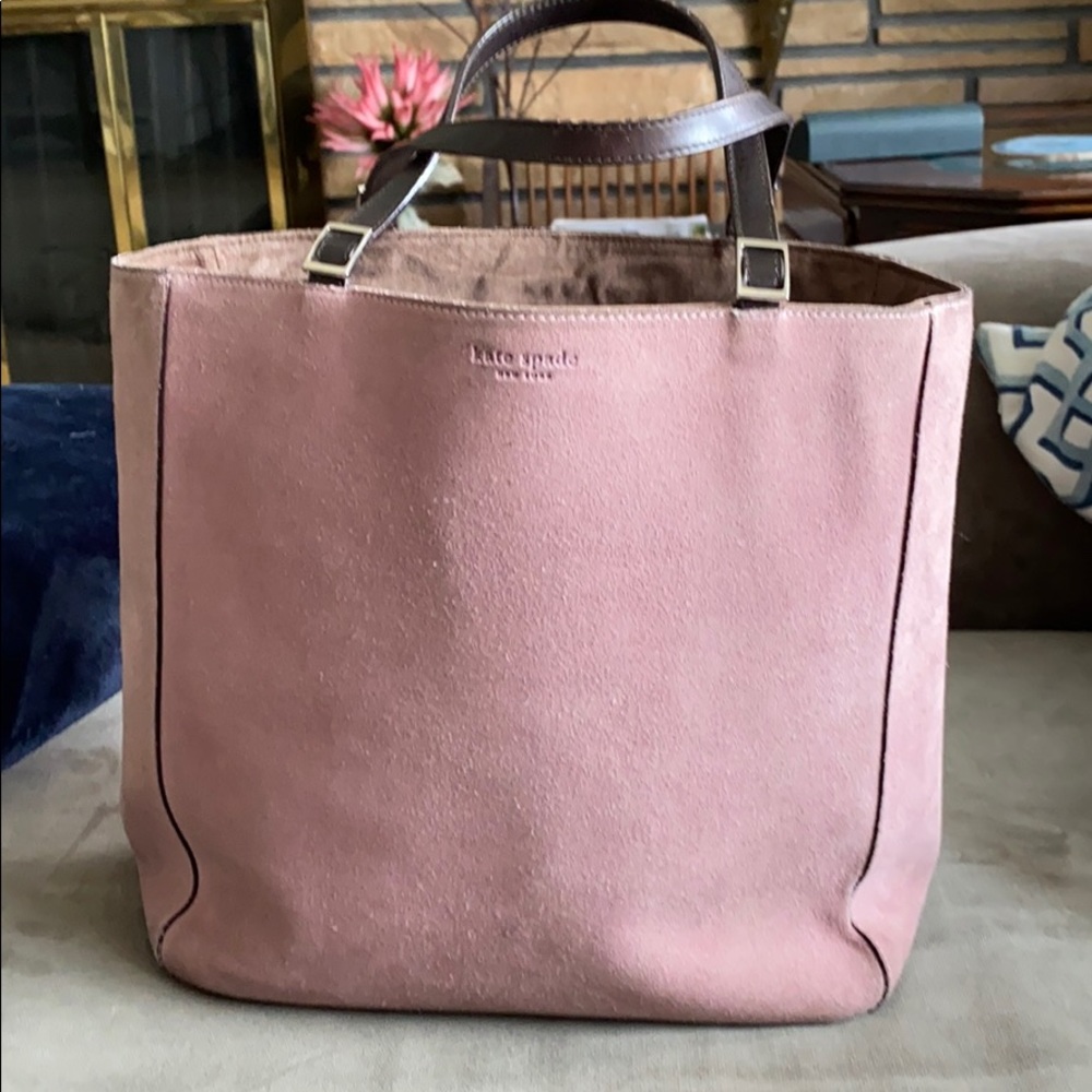 Kate Spade Pink Suede Tote